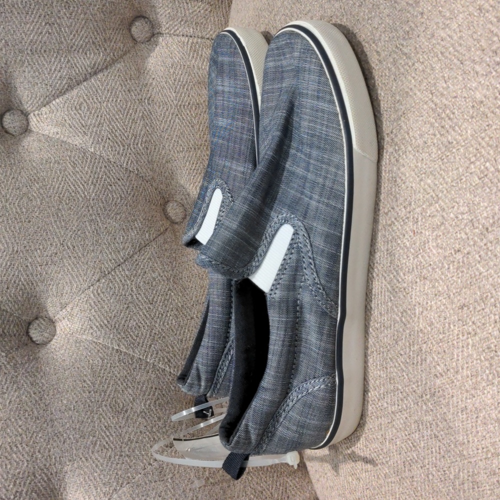 Gap Toddler Chambray Slip-on Sneakers, Size 2